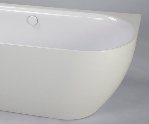 Corner Baths, RAVON Neo Left wall-mounted freestanding bathtub, RAVON