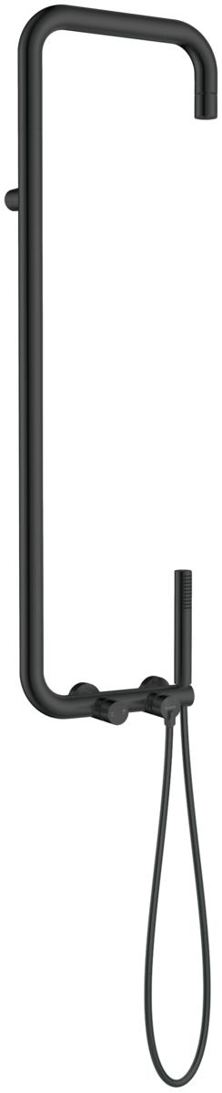 Shower heads, SILIA Shower column, with shower mixer, Deante