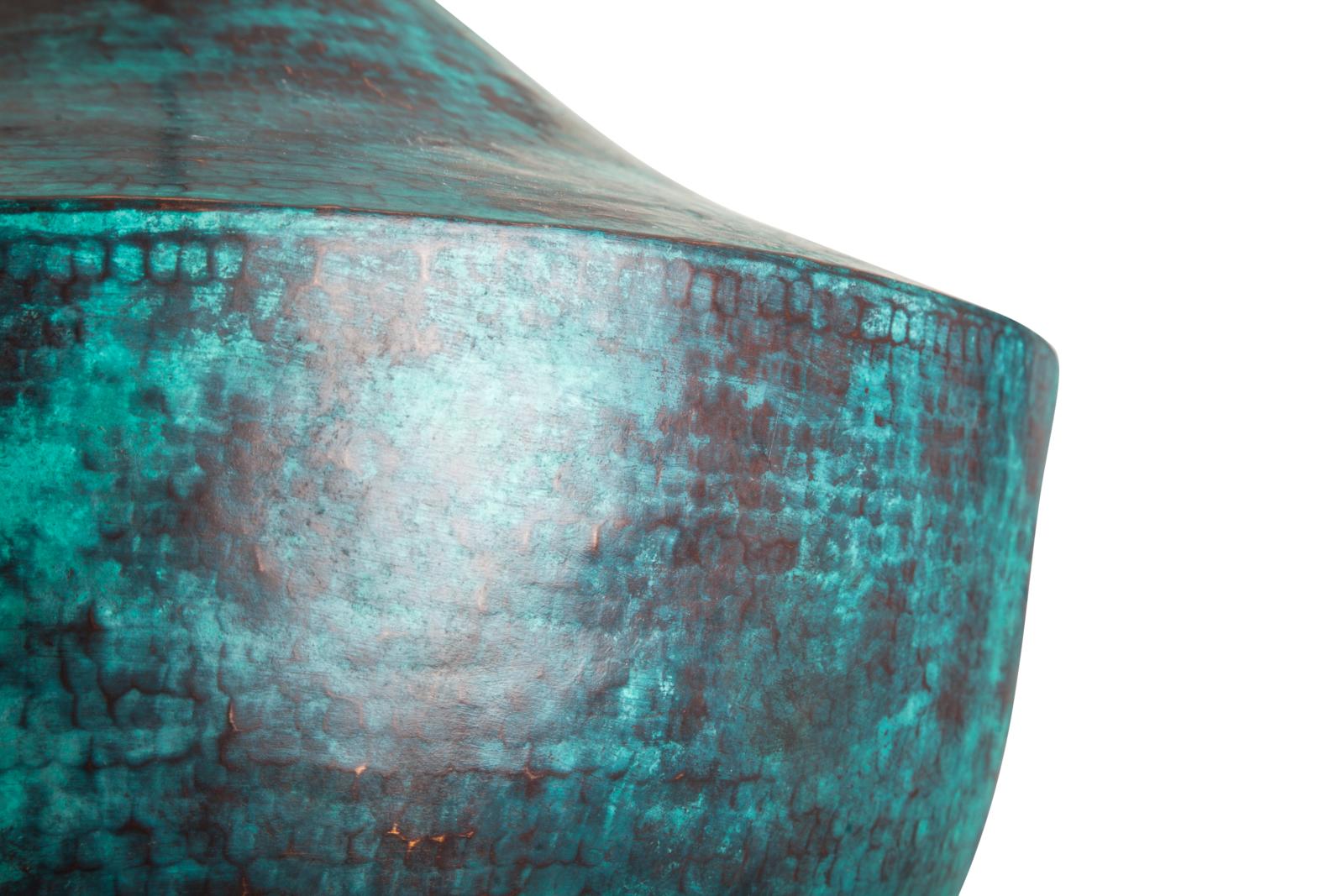 Lampy zwieszane, Ciruela - miedziana lampa patynowana - czysta miedź, Cerames