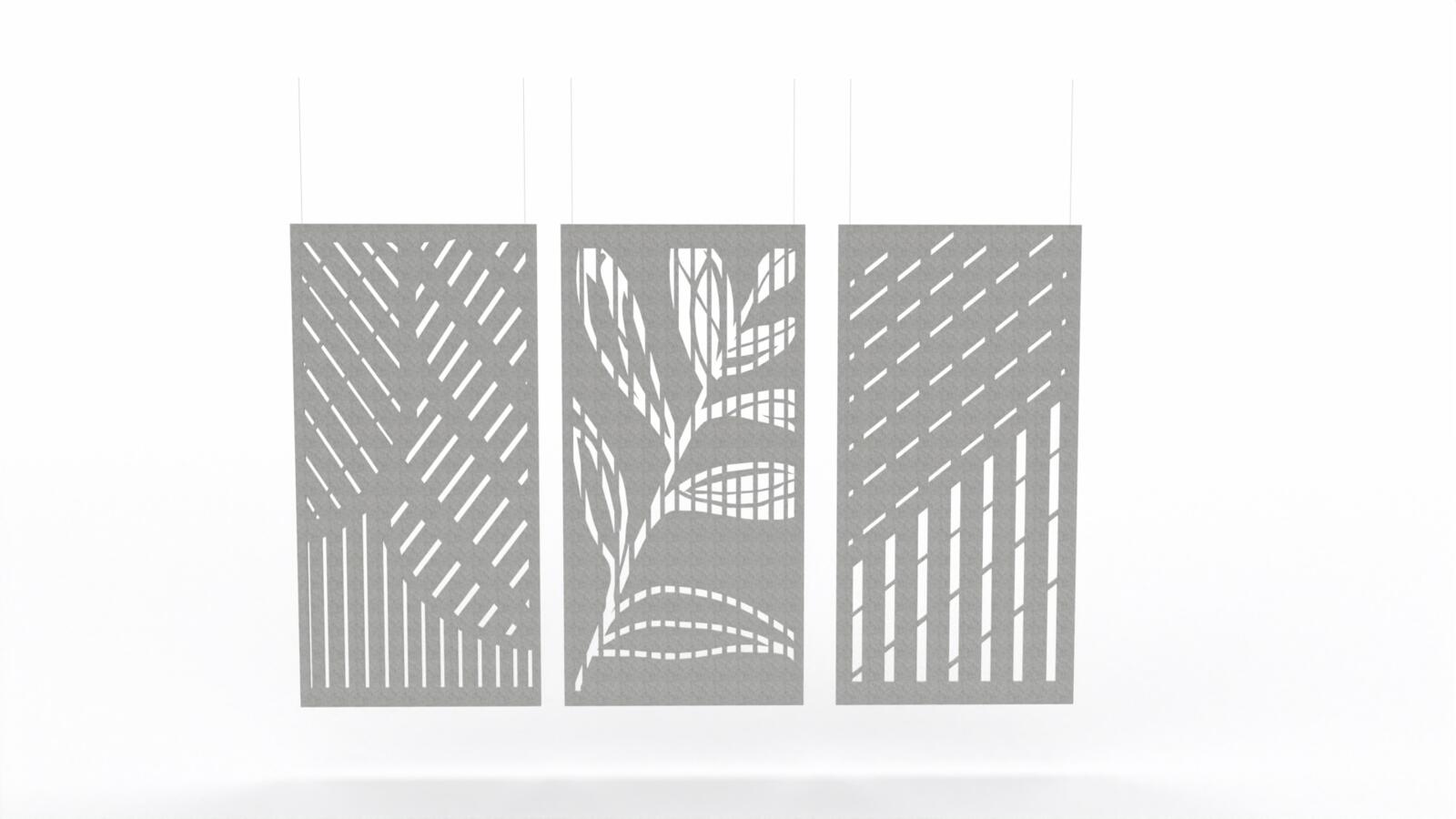 Hängedekorationen, Texo - Filzvorhänge als Raumteiler, MARO Office Furniture