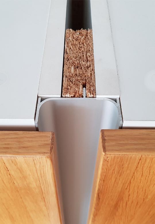 Furniture accessories, The vertical C channel handle, PEKA