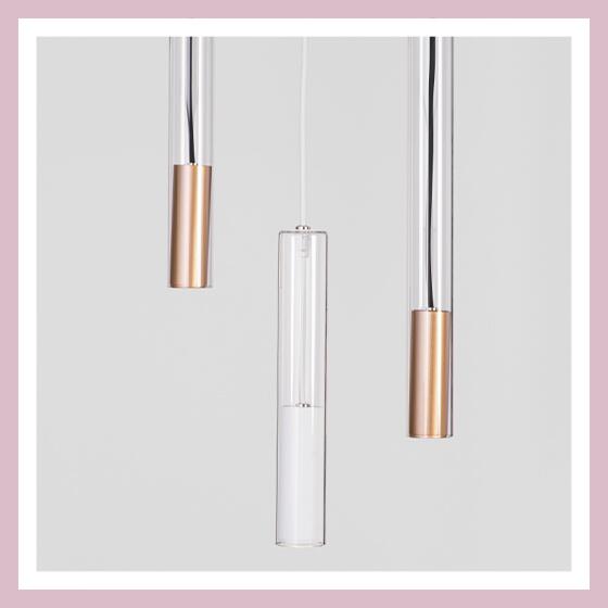 Hanging Lamps, MODERN GLASS mini LED suspended, AQForm