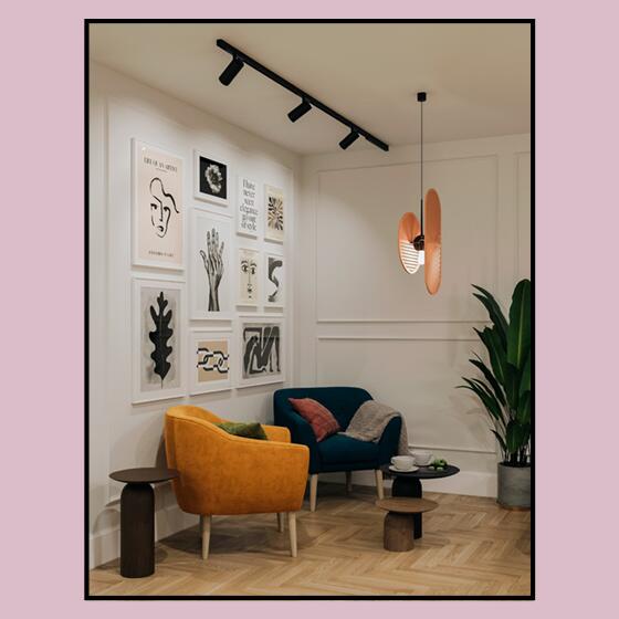 Lampy zwieszane, IKI E27 zwieszana, AQForm