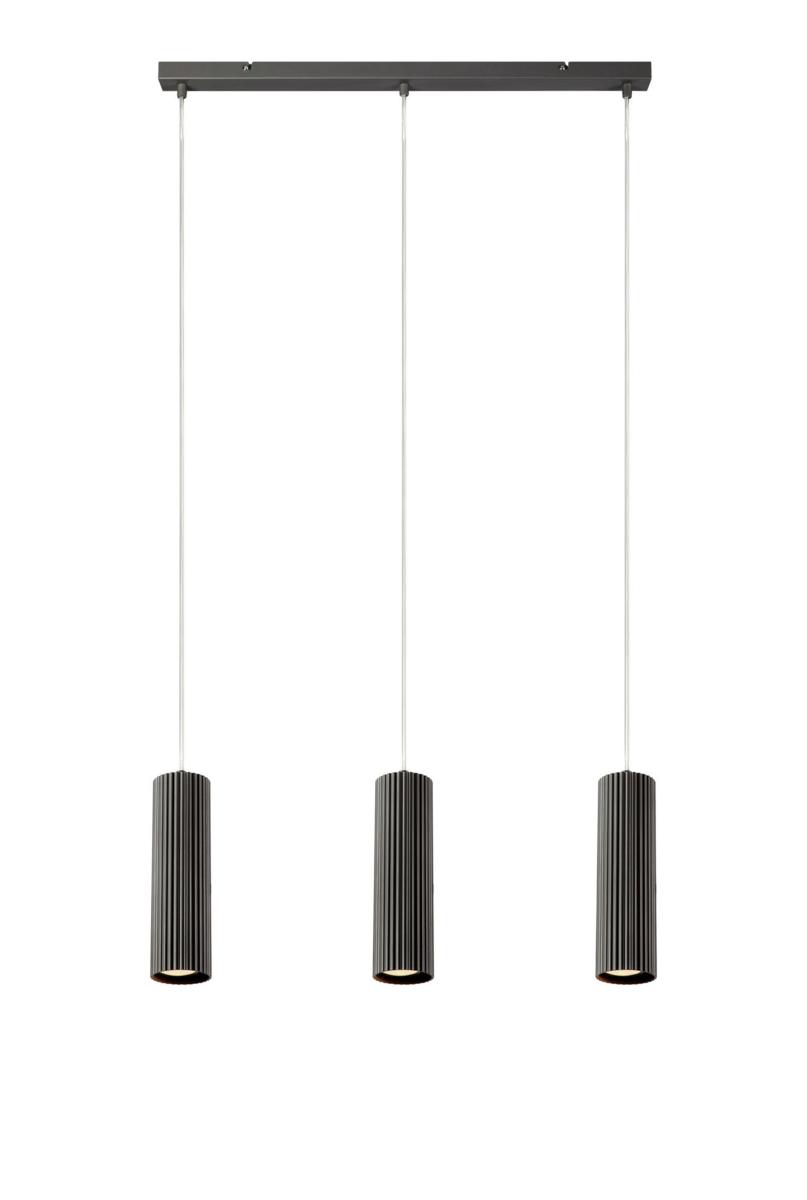 Lampy zwieszane, COSTILLA Pendant Straight 3L Dark Grey, Markslöjd Sp.z.o.o.