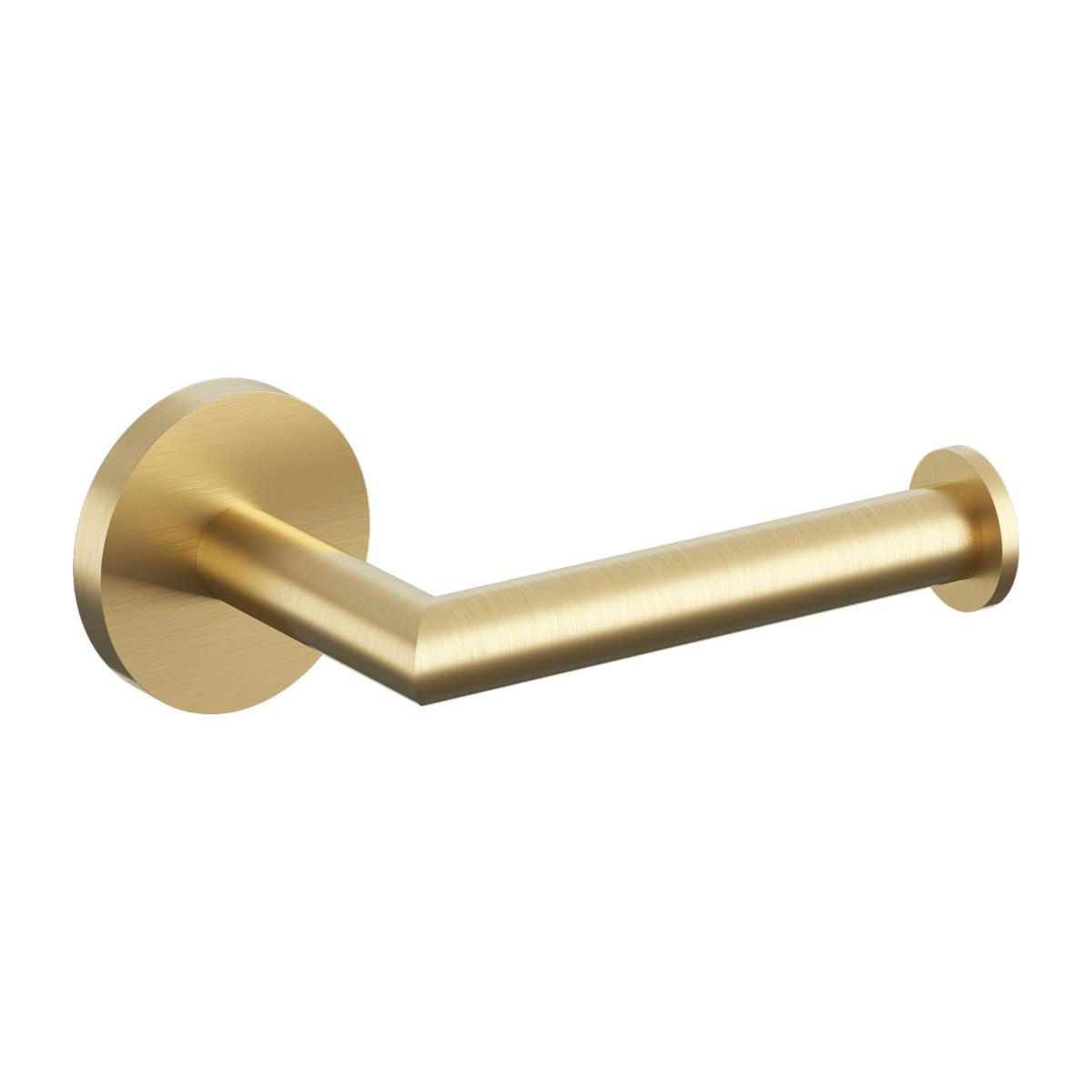 Akcesoria toaletowe, MP60510GLB - uchwyt na papier toaletowy, złoty szczotkowany, OMNIRES