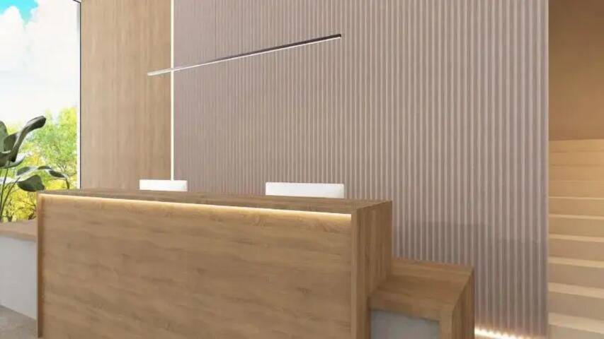 Acoustic panels, V-cut panels corduroy, Fovere