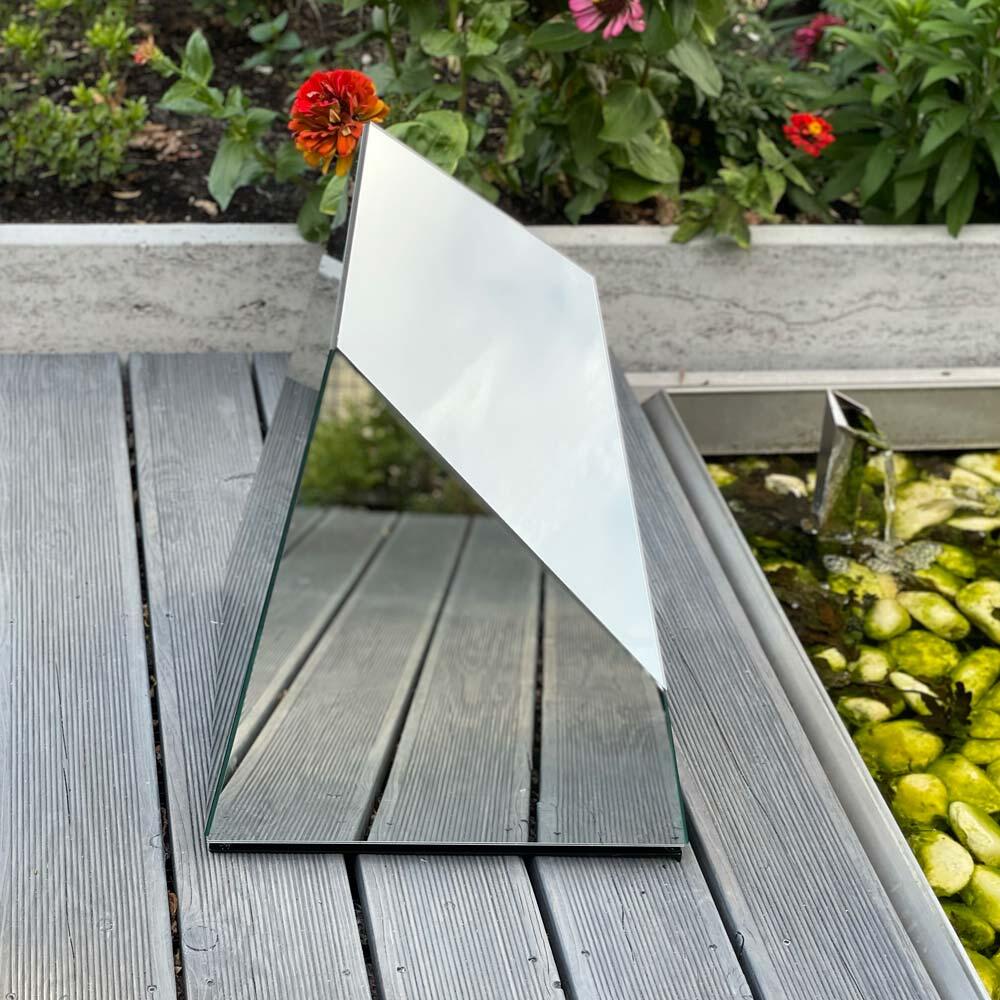 Lampy ogrodowe, Bryła Sky – lustrzana dekoracja ogrodowa, GieraDesign