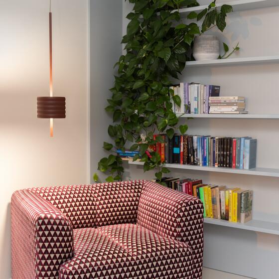 Hanging Lamps, RIBBY round up&down LED suspended, AQForm