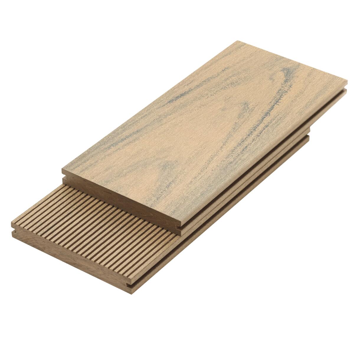 Terrassenbretter, Terrassendiele Bruggan MultiColor Sand, WOODPLAST