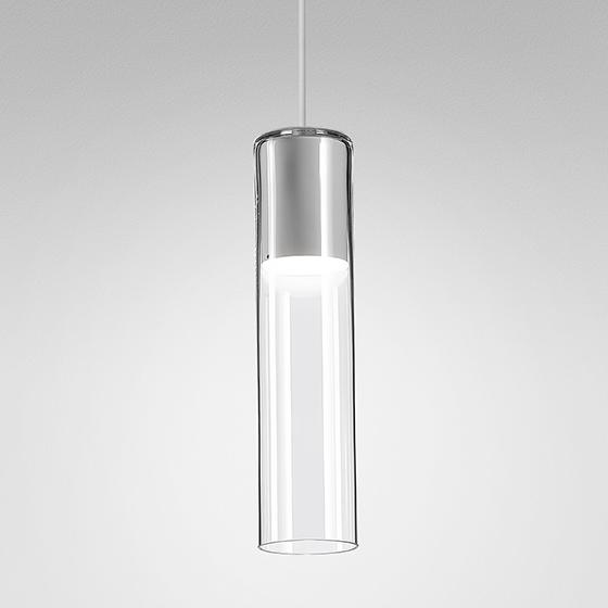 Lampy zwieszane, MODERN GLASS Tube LED zwieszany, AQForm