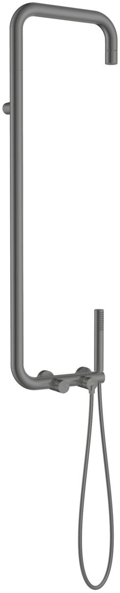 Shower heads, SILIA Shower column, with shower mixer, Deante