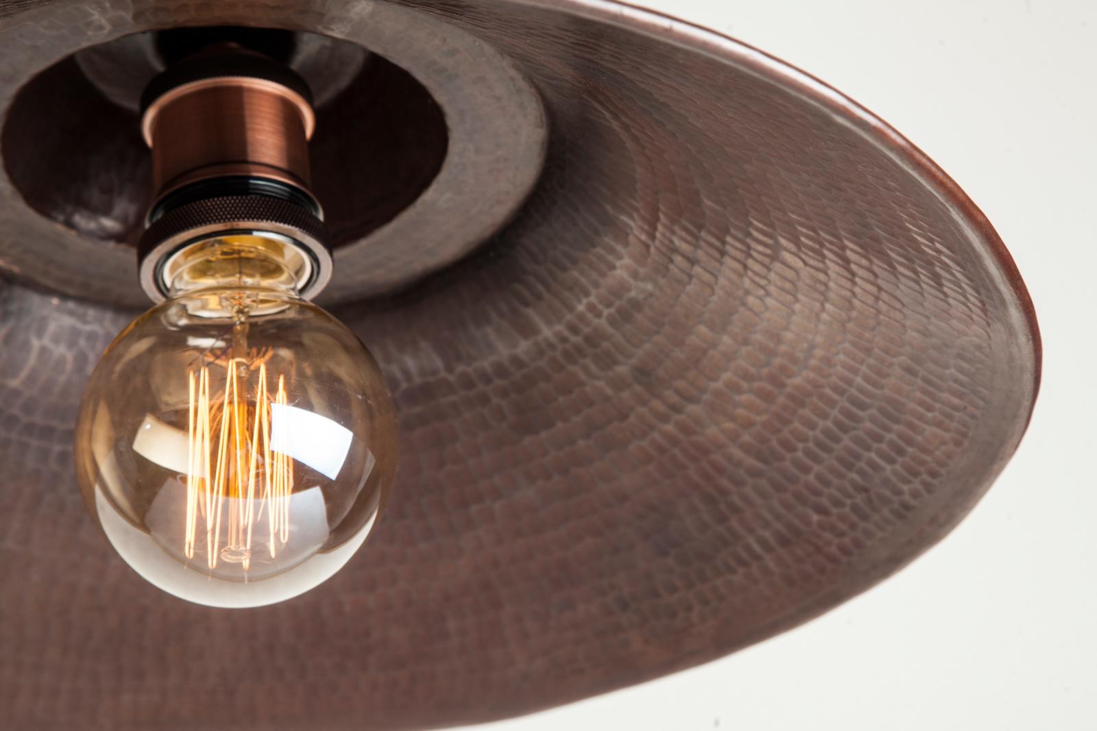 Hanging Lamps, Platillo - copper hanging lamp, Cerames