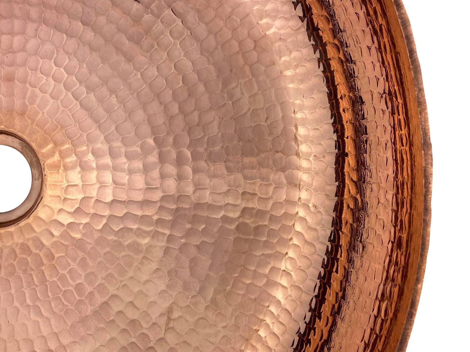 Over countertop washbasins, Diana - countertop washbasin from hand-forged copper, Cerames