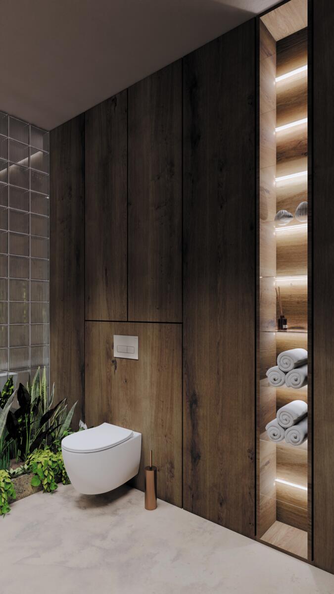 Bathroom Accessories, SILIA Toilet brush, freestanding, Deante