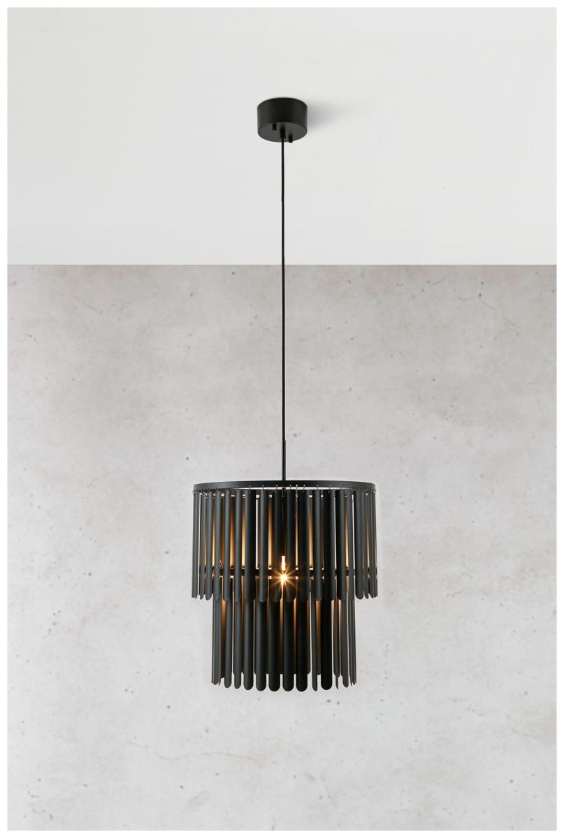 Lampy zwieszane, VIENTO Pendant 1L Matt Black, Markslöjd Sp.z.o.o.