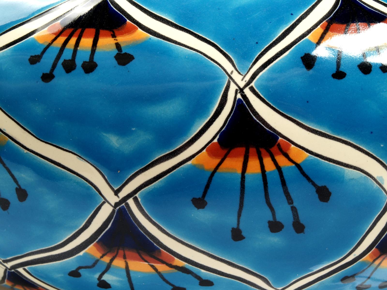 Over countertop washbasins, Azura - hand-painted basin from Mexico, Cerames