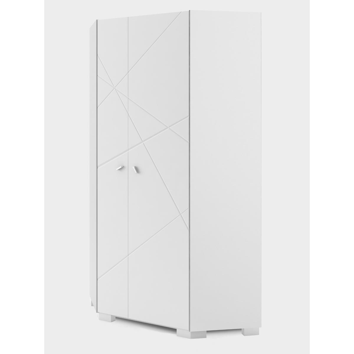 Corner wardrobe YO X WHITE 282. Szafa narożna YO X WHITE MEBLIK