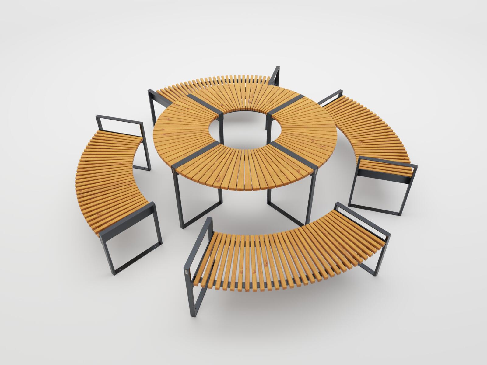 Ławki, Zestaw piknikowy Vigo 1700, JUMAT