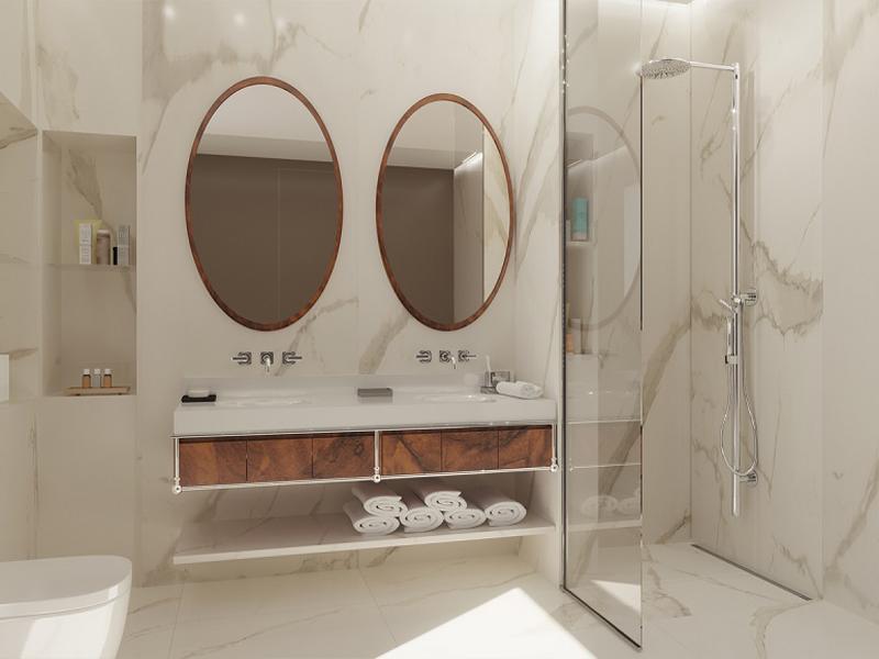 Brodziki, BRODZIK PODPŁYTKOWY DESIGN 1SP, WIMPlattesystem