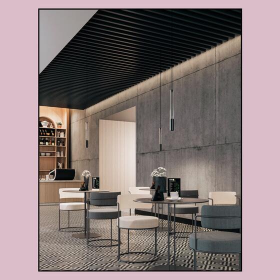 Hanging Lamps, MODERN GLASS mini LED suspended, AQForm