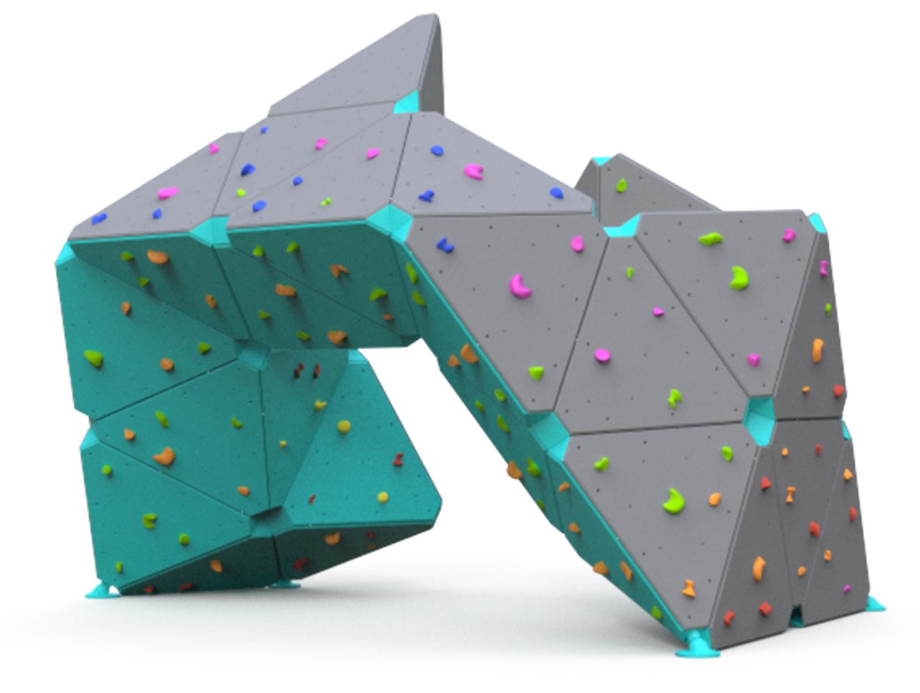 Kletterwände, Kletterwand ZigZag Boulder Z008, Grupa Techramps