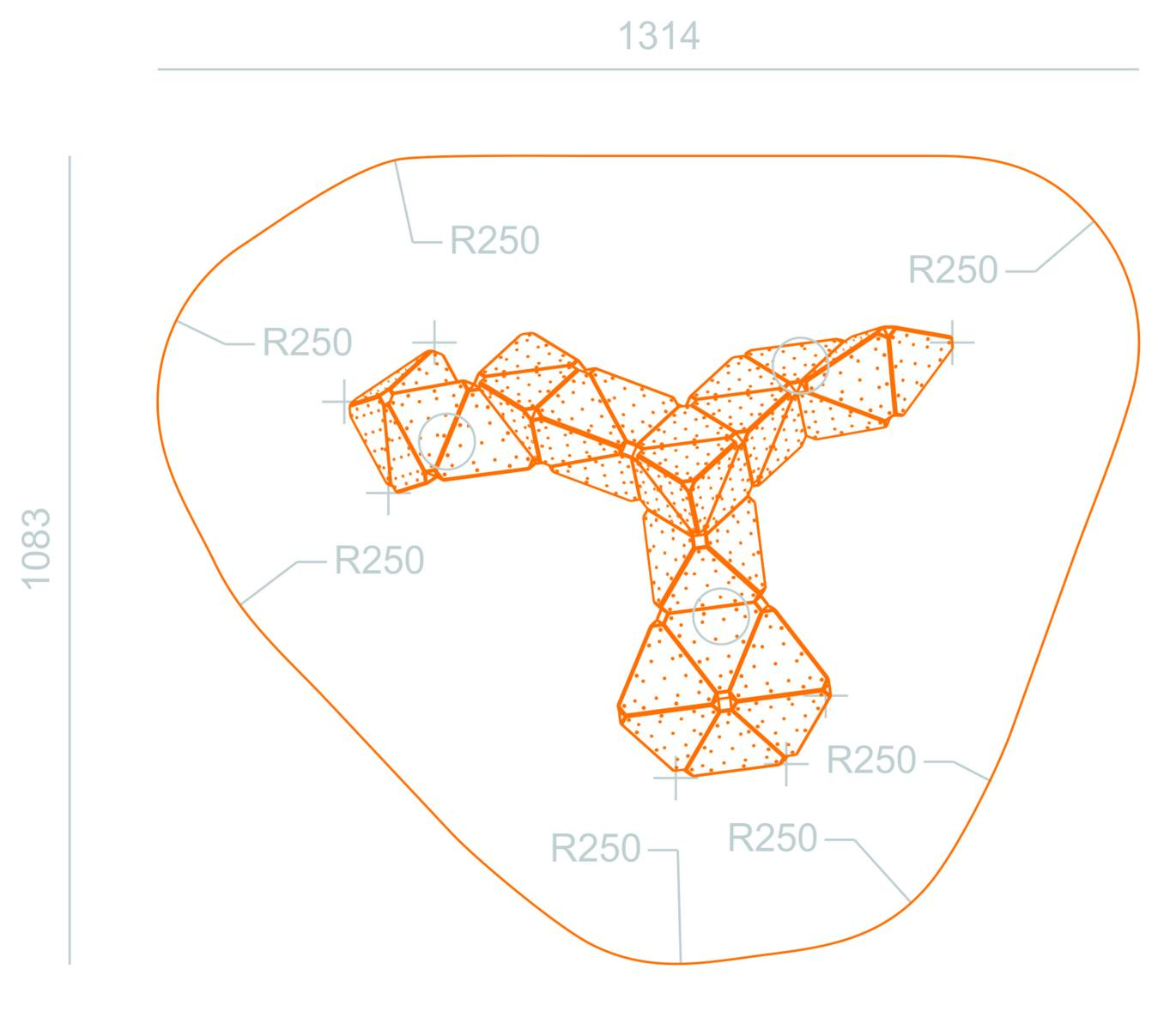 Climbing walls, Climbing wall ZigZag Boulder Z006, Grupa Techramps