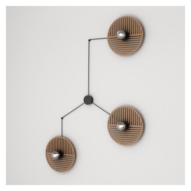 Sconces, IKI round E27 spider kinkiet, AQForm