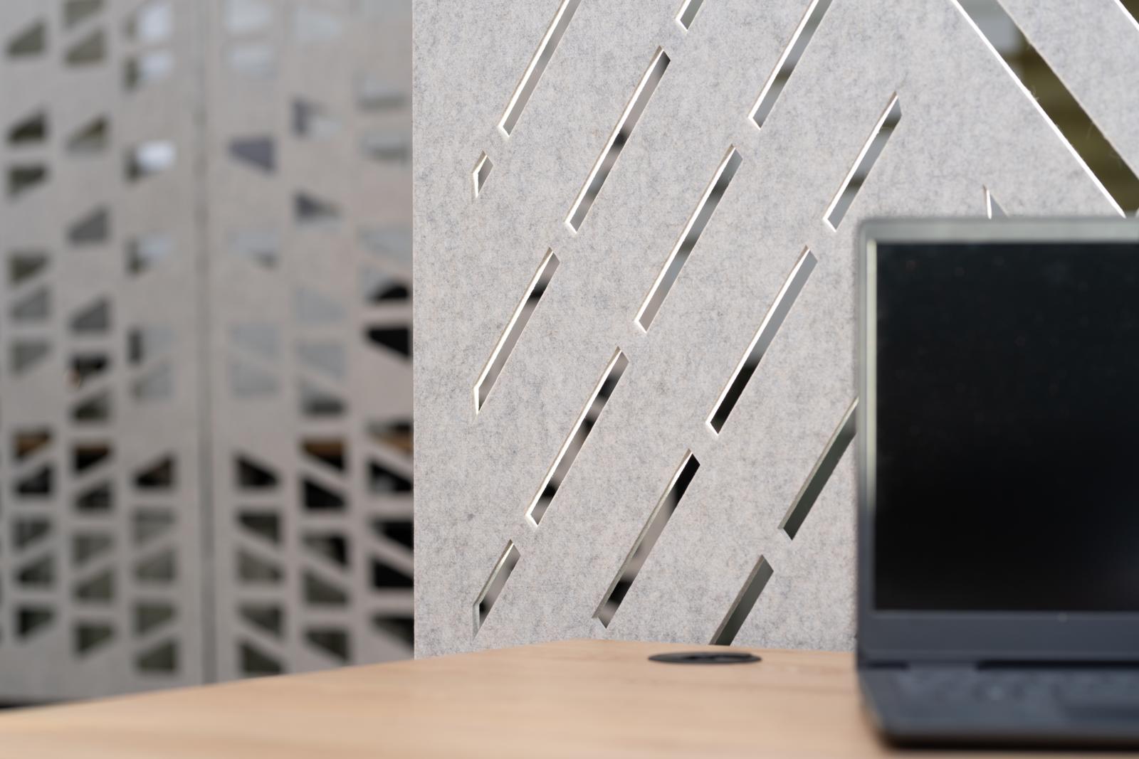 Hängedekorationen, Texo - Filzvorhänge als Raumteiler, MARO Office Furniture