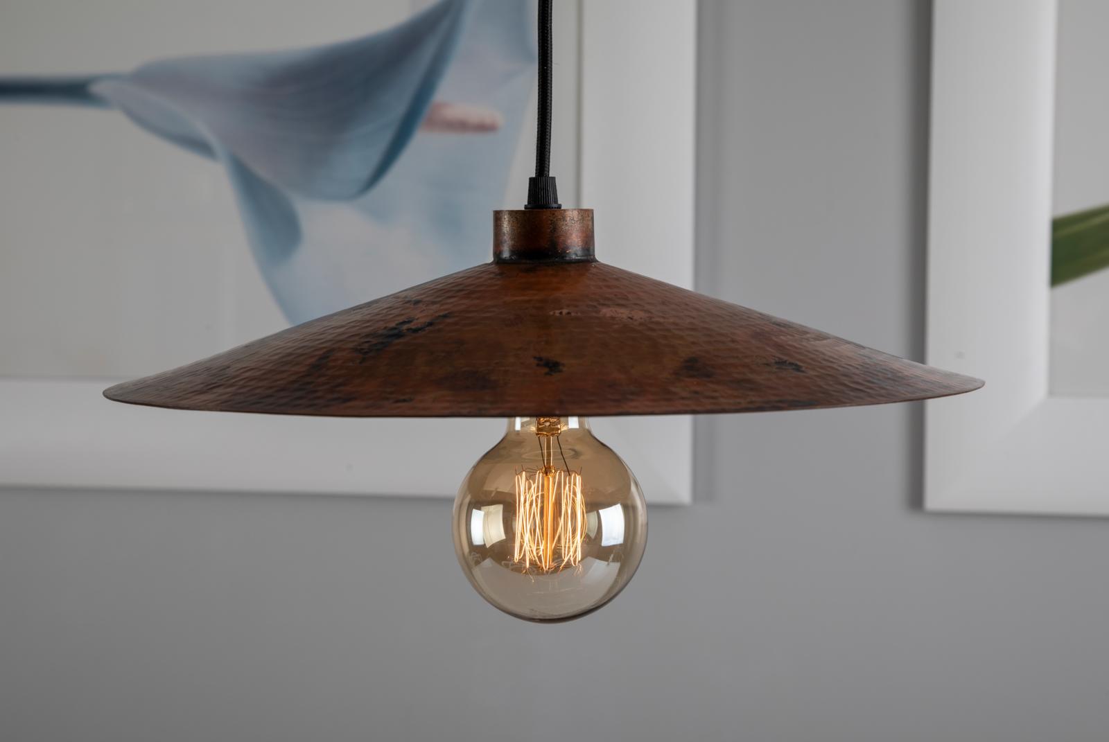 Hanging Lamps, Zanahoria - copper hanging lamp, Cerames
