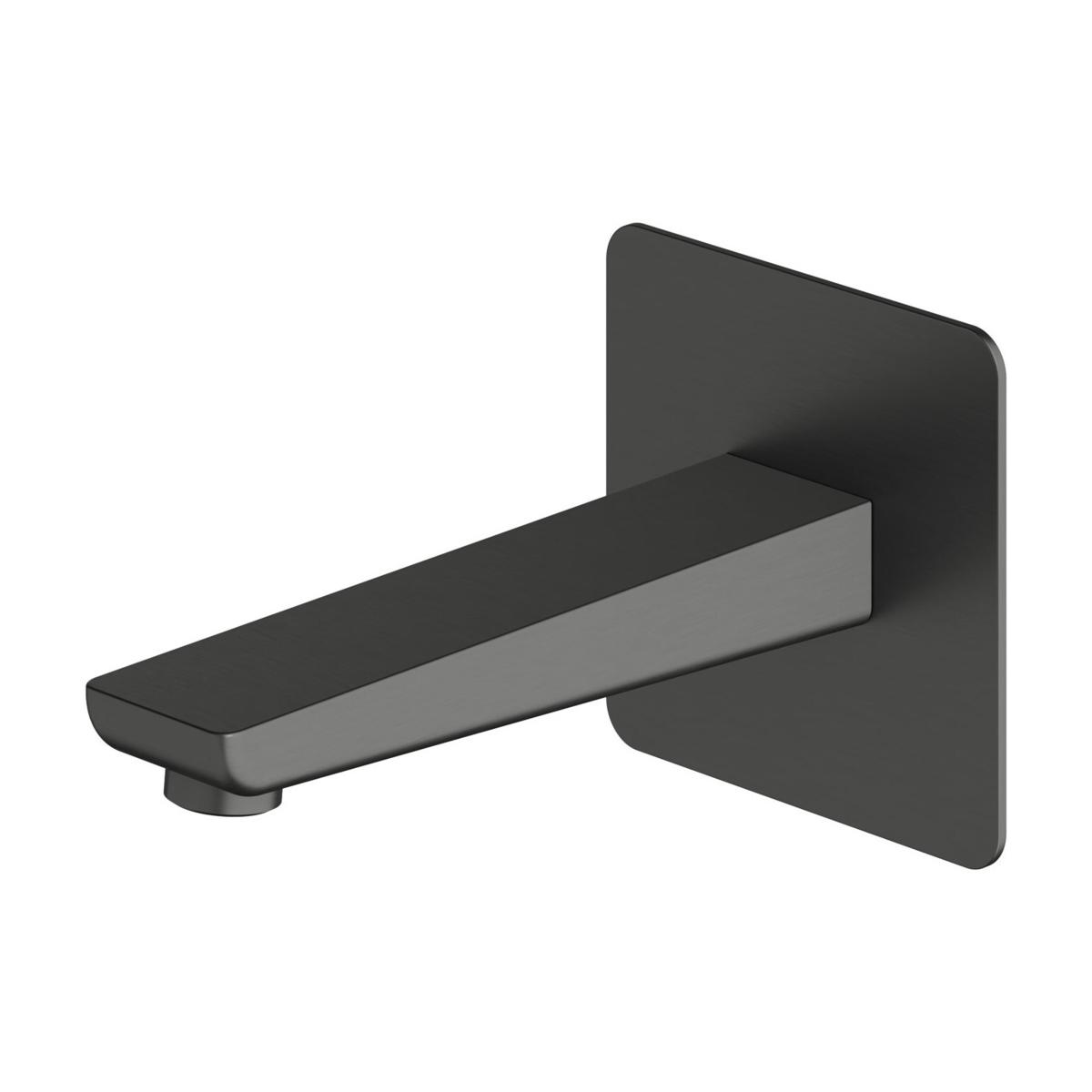 Spouts, PARMA  |  wall-mounted bath spout, graphite, OMNIRES