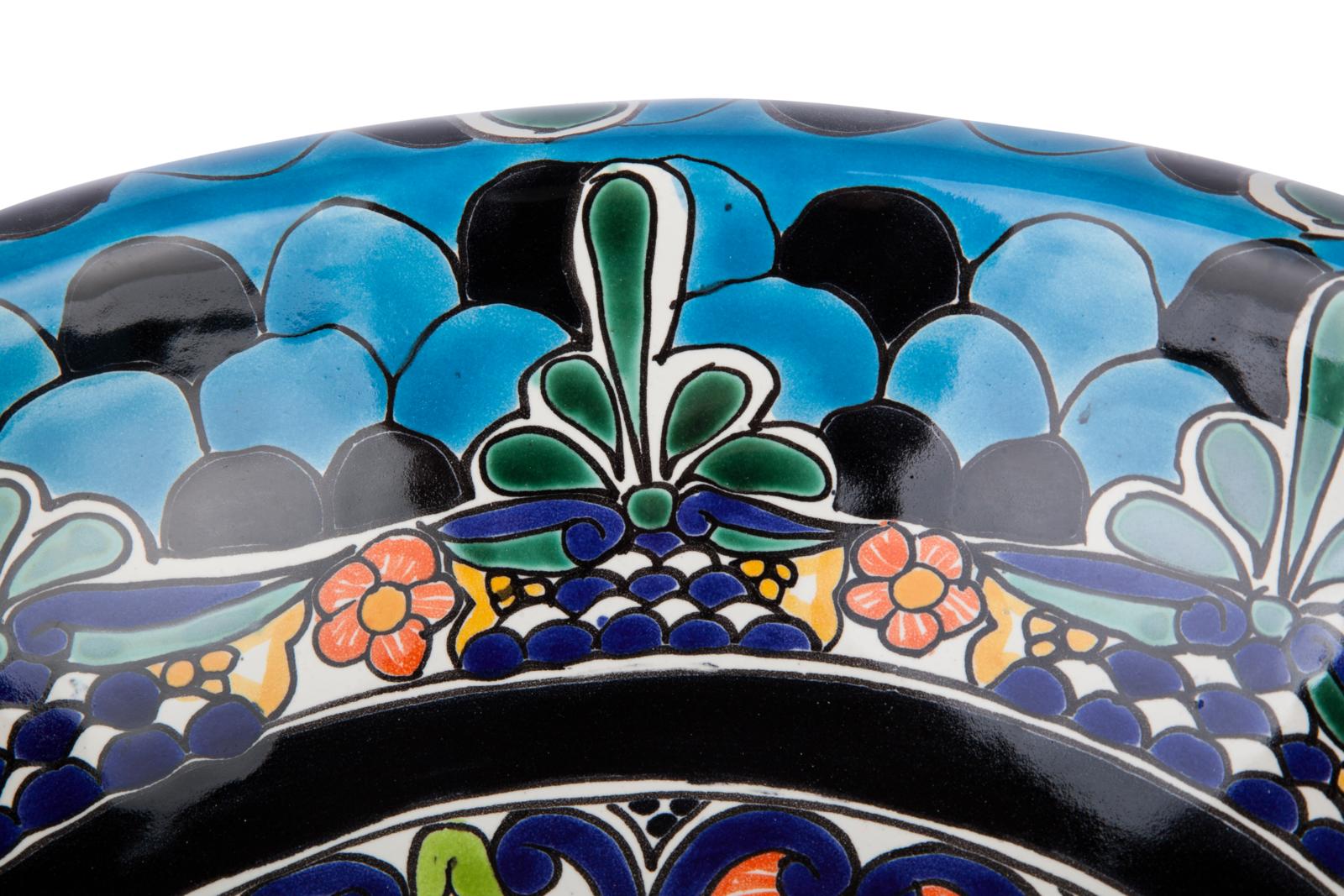 Over countertop washbasins, La Reina - Hand-painted countertop Washbasin from Mexico, Cerames