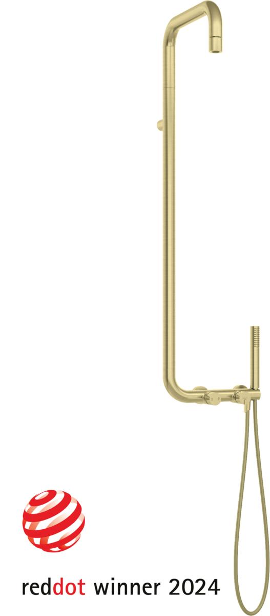 Shower heads, SILIA Shower column, with shower mixer, Deante