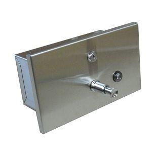 Bathroom accessories, Horizontal liquid soap dispenser 1,2l (recessed), Faneco sp. z o.o. sp.k.