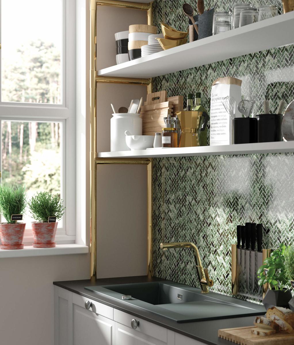 Baterie kuchenne, Bateria kuchenna z wyciąganą wylewką, Deante