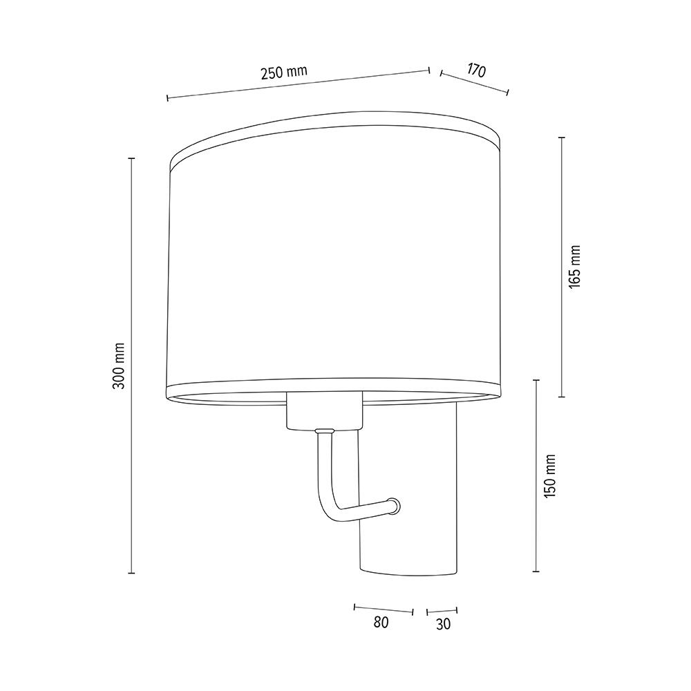 Appliques murales, MERCEDES 2017400111525, BRITOP Lighting Sp. z o.o.