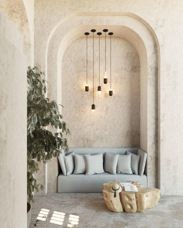 Hanging Lamps, Placebo down/up, Modular Lighting Instruments