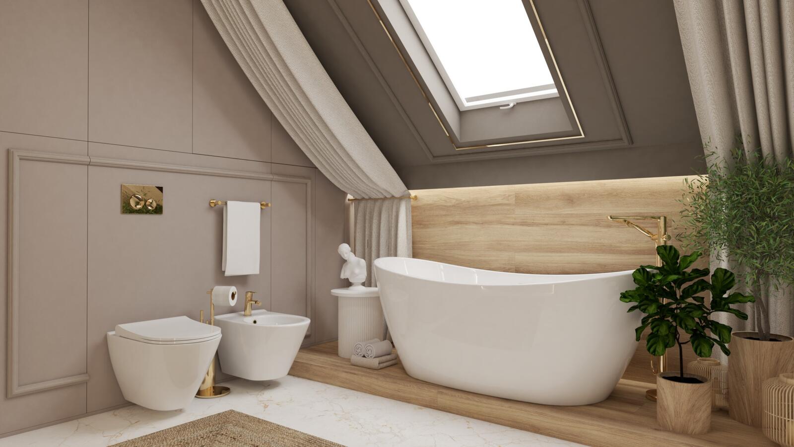 Łazienka na poddaszu- prywatne spa