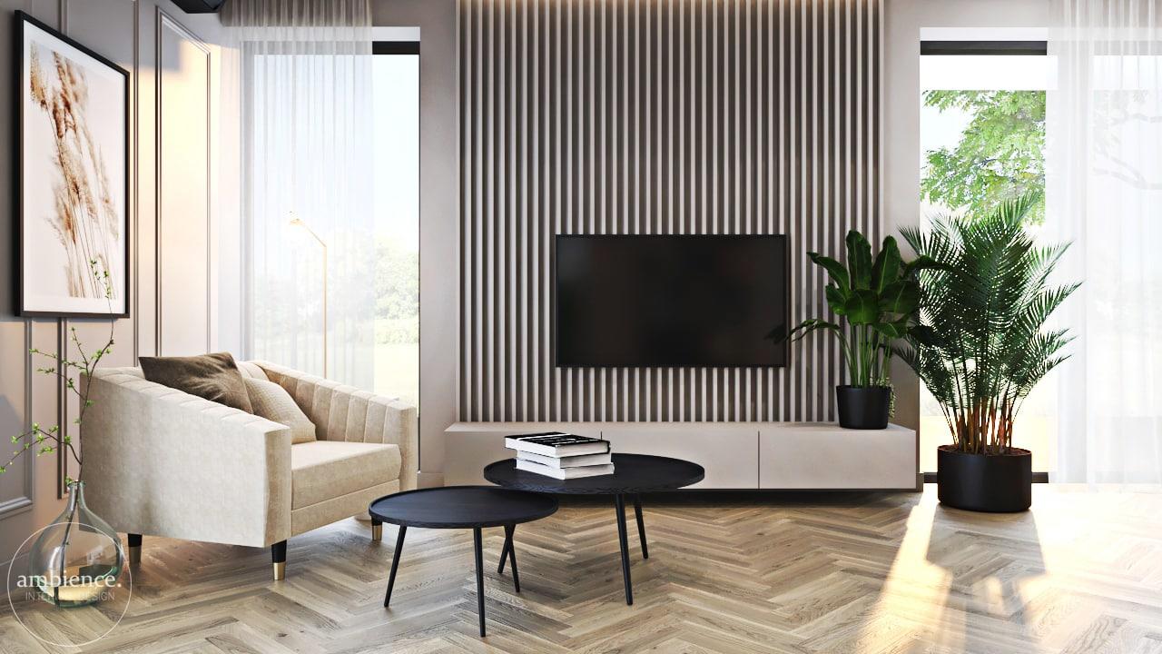 Ekskluzywny dom z dużymi oknami | Ambience. Interior Design - ArchiUp ...