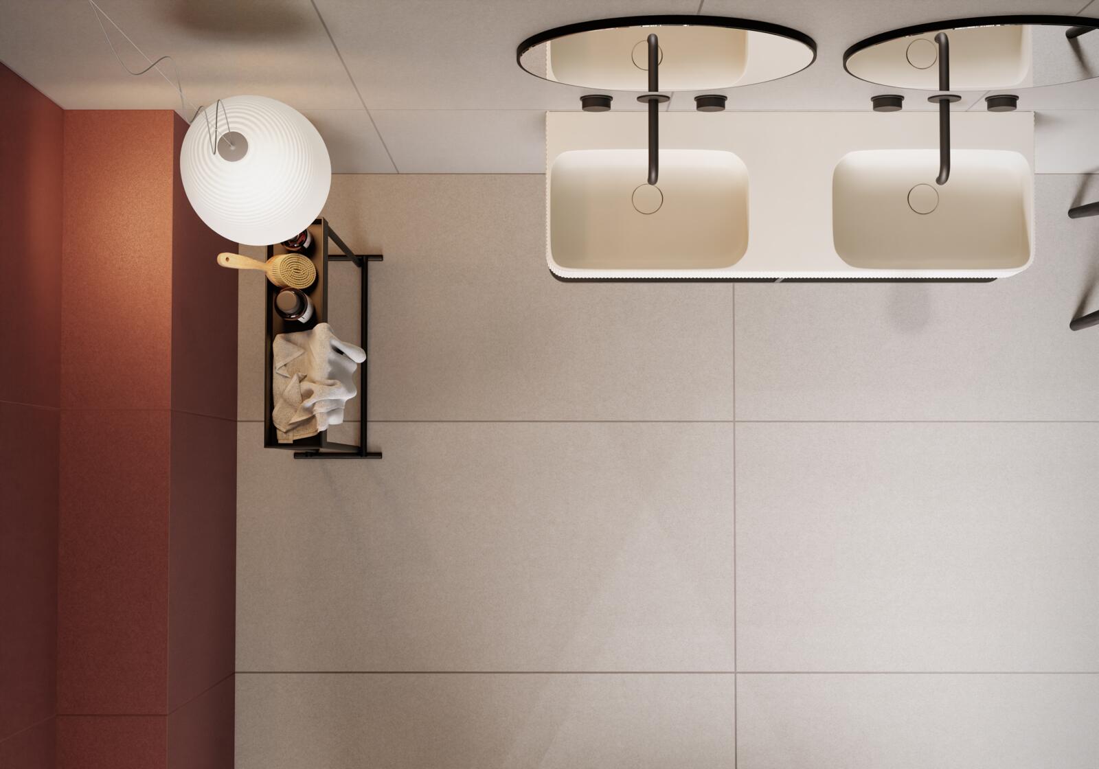 Monolight Terracota & White