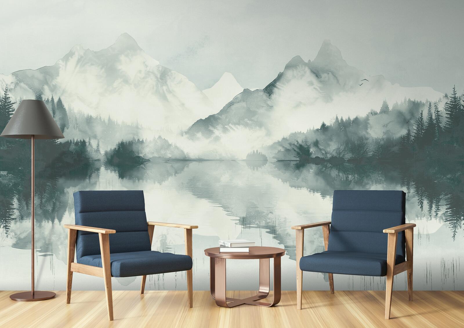 Wallpapers, Winter Sky, Muraspec