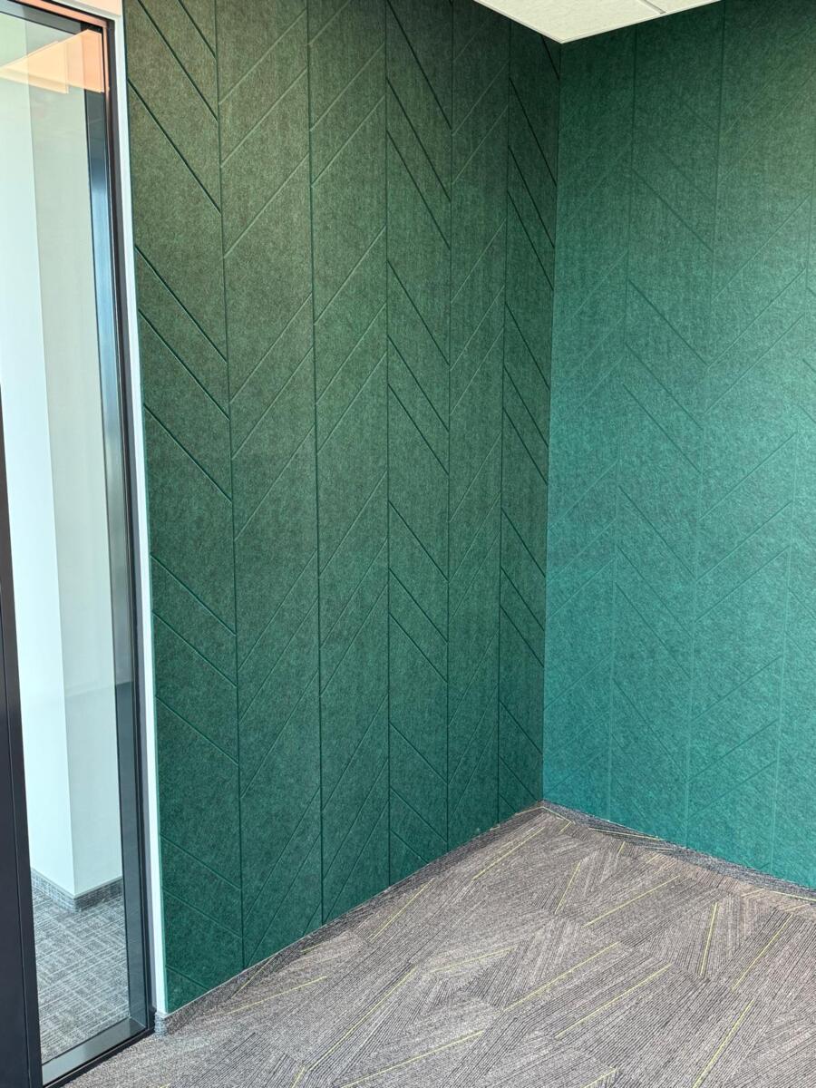 Acoustic panels, V-cut panels, Fovere