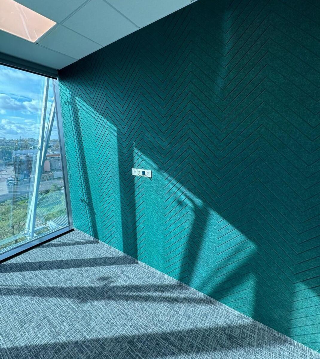 Acoustic panels, V-cut panels, Fovere