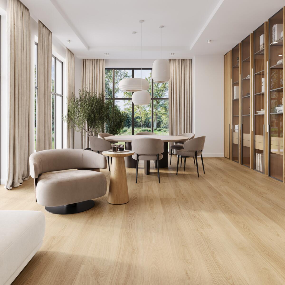Laminate Flooring, Vinyl flooring Oak Vanilla, Barlinek