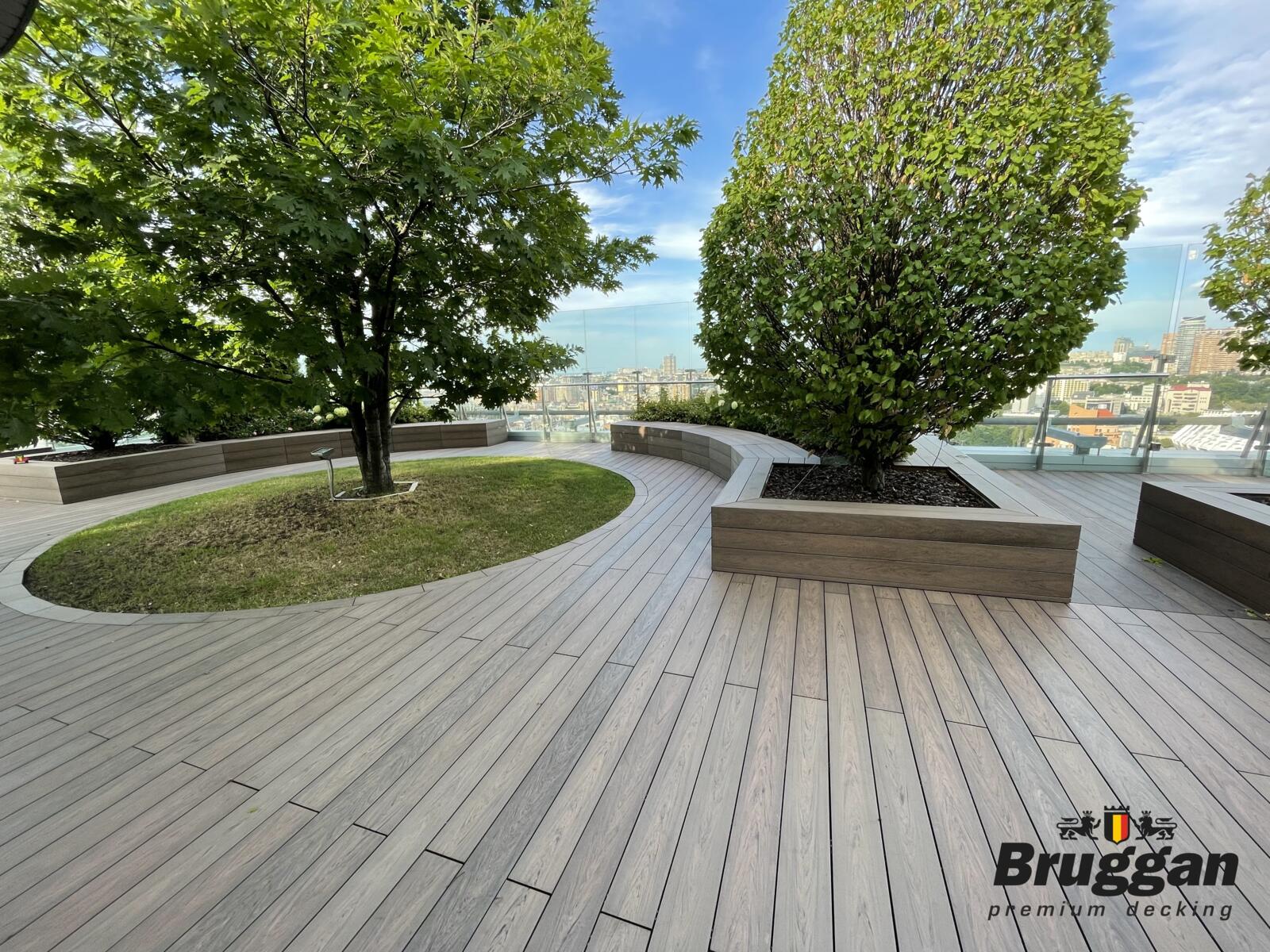 Terrassenbretter, Terrassendiele Bruggan MultiColor Wenge, WOODPLAST