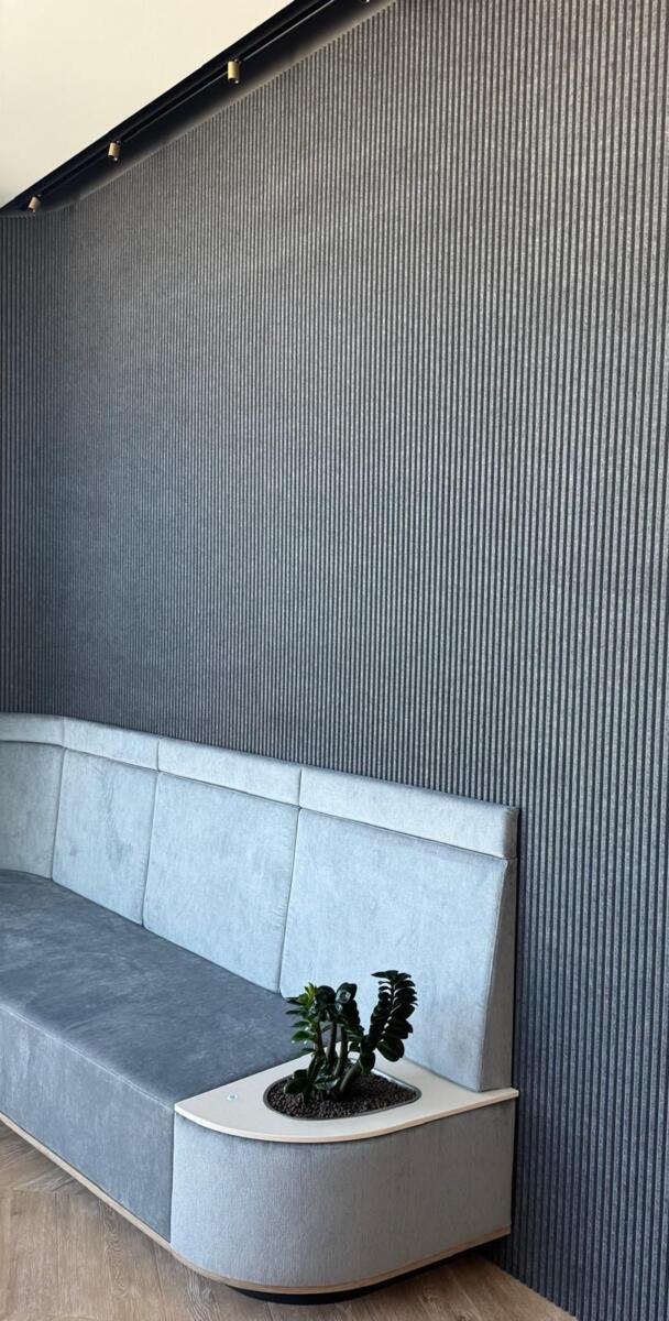Acoustic panels, V-cut panels corduroy, Fovere