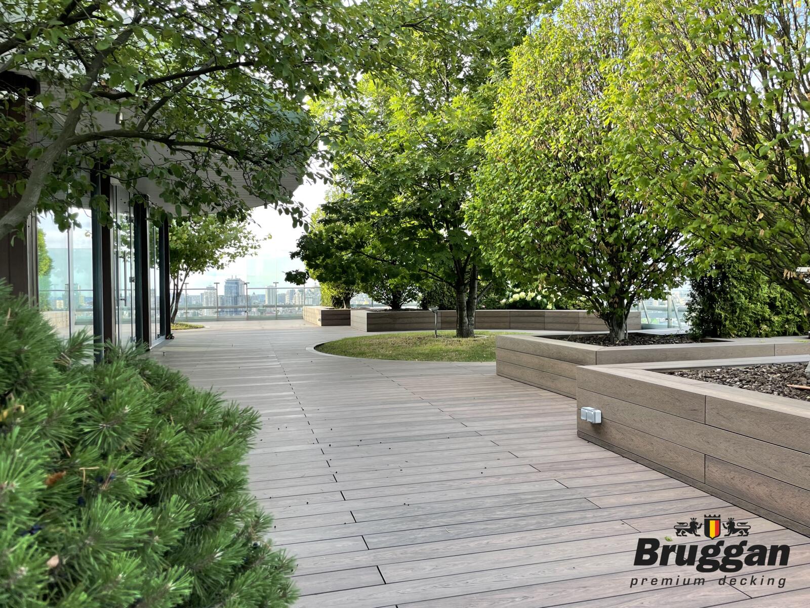 Terrassenbretter, Terrassendiele Bruggan MultiColor Wenge, WOODPLAST