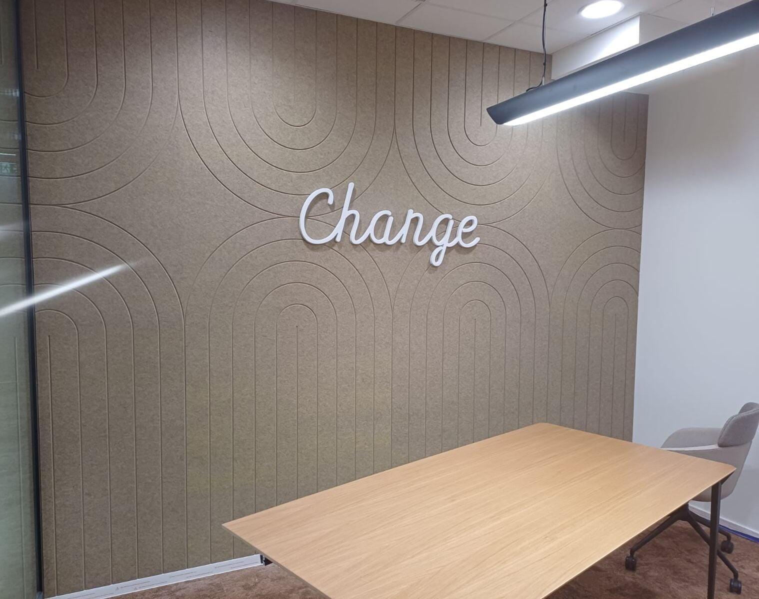 Acoustic panels, V-cut panels, Fovere
