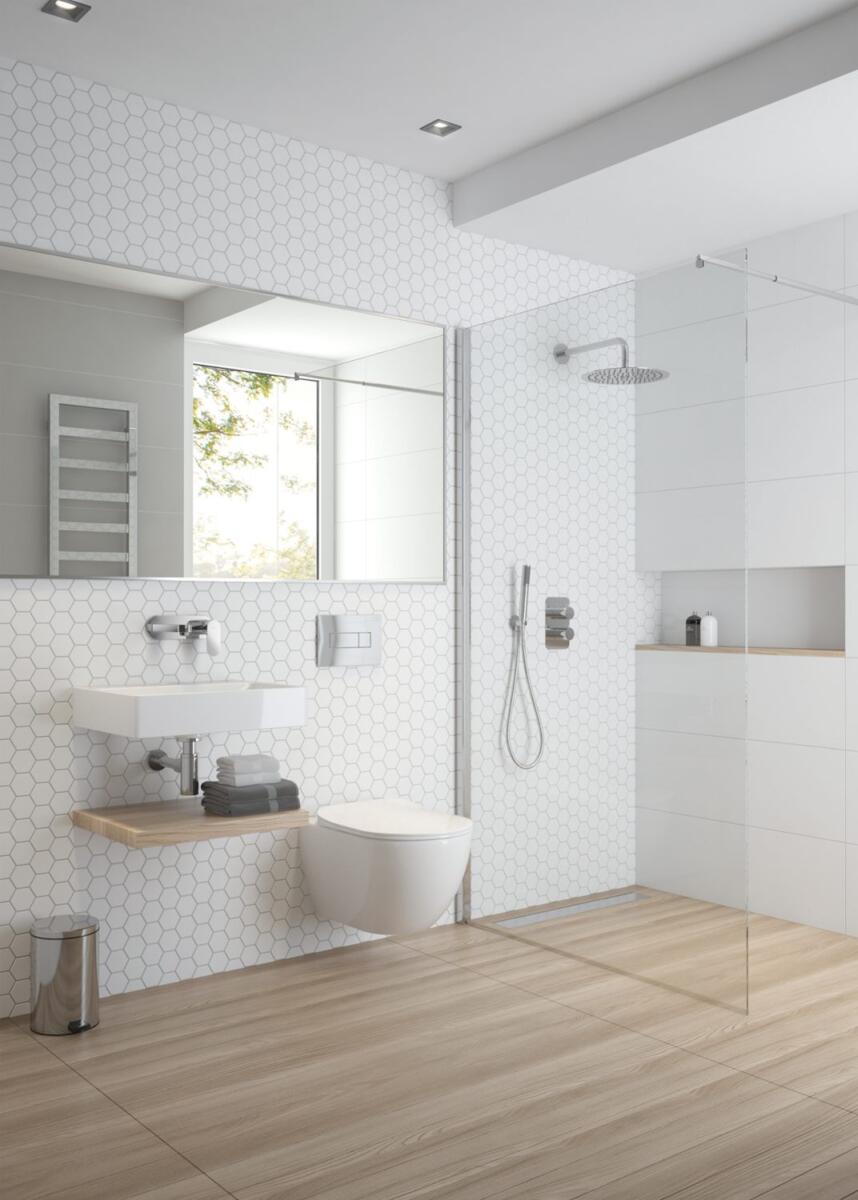 Exposed shower systems, THERM - External element, for thermostatic BOX - chrome, Deante