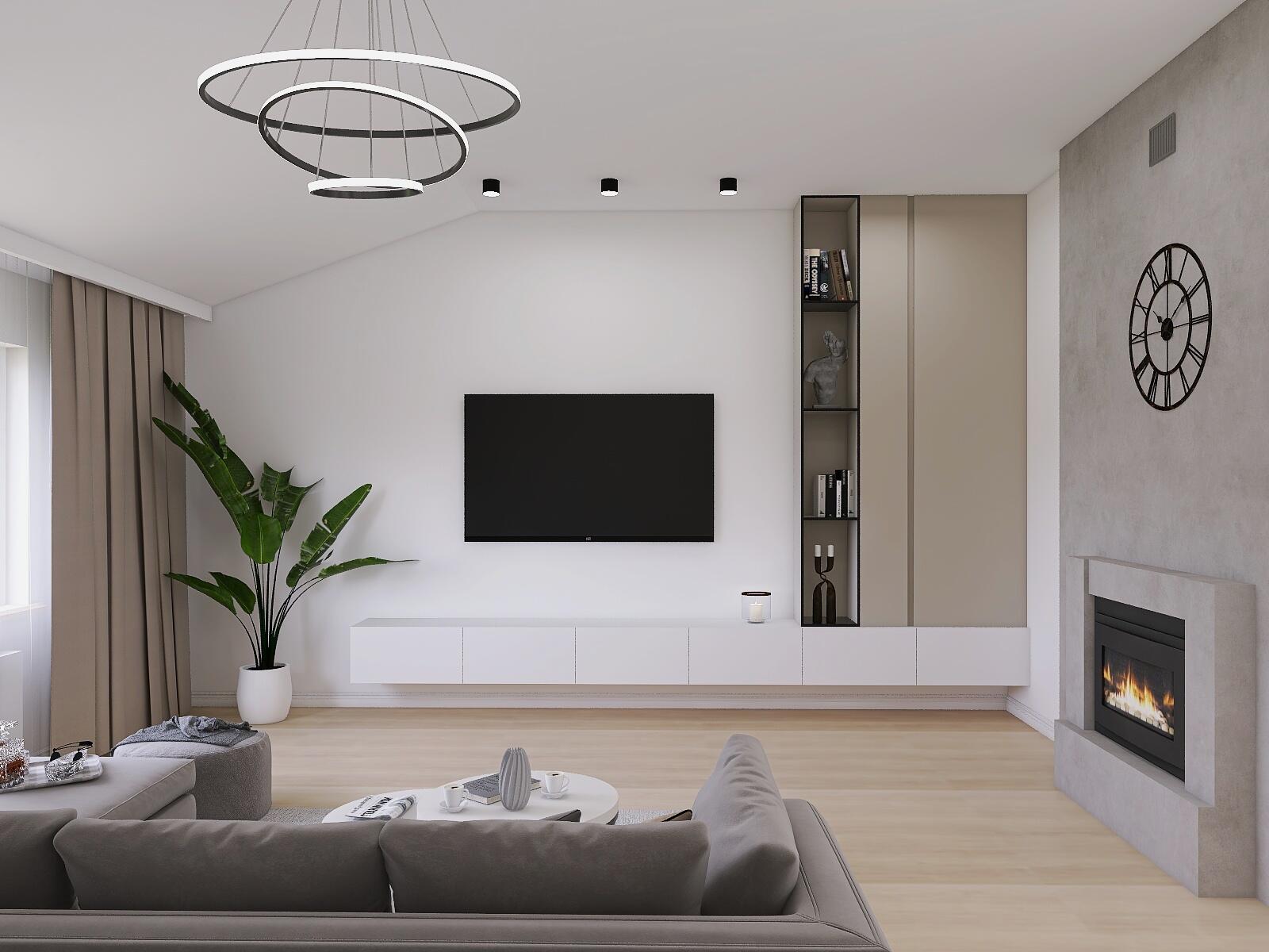 Projekt wnętrza domu w Będzinie