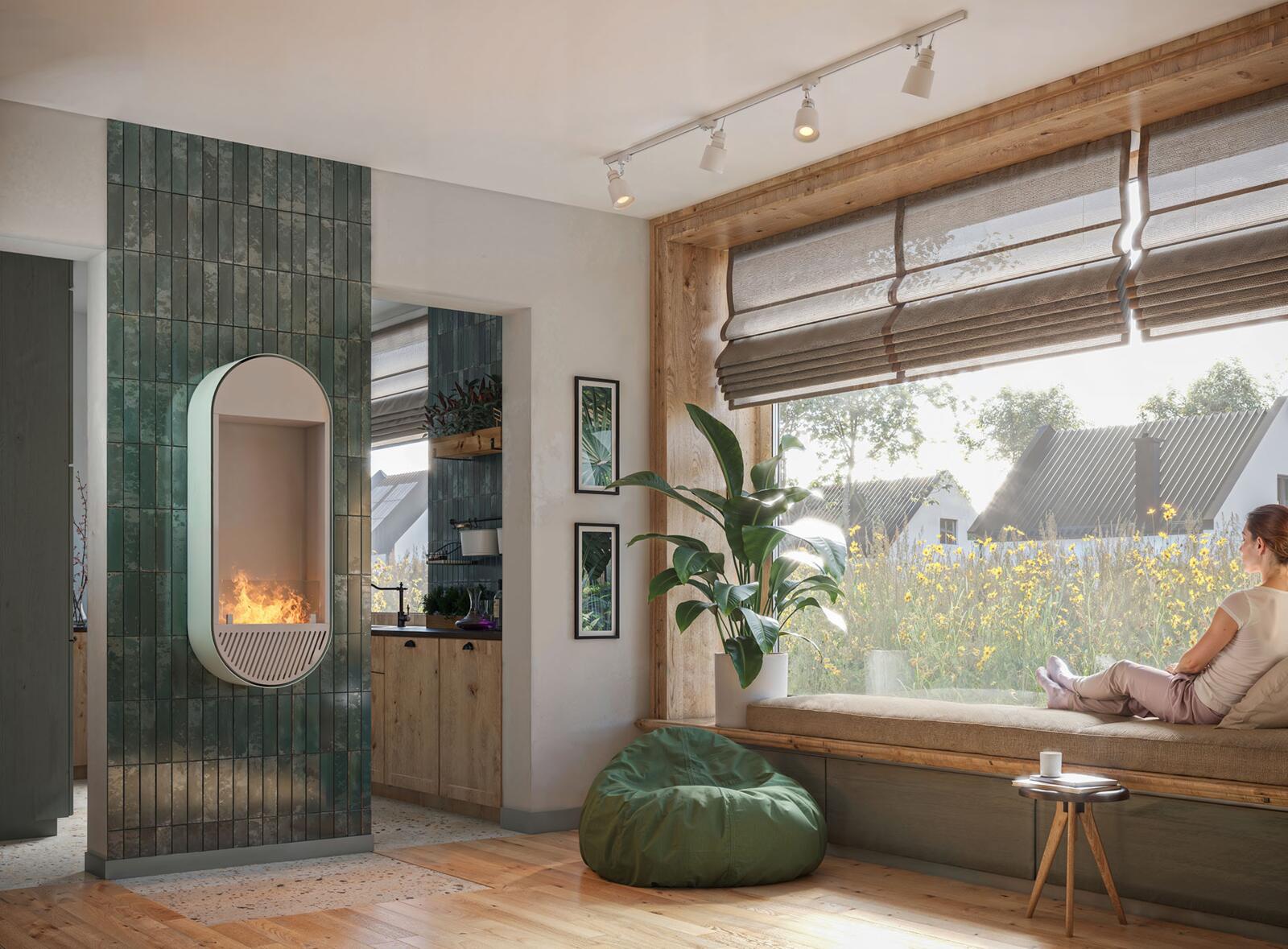 Gas Fires, Incyrcle Slim Vert, InFire Biokominki